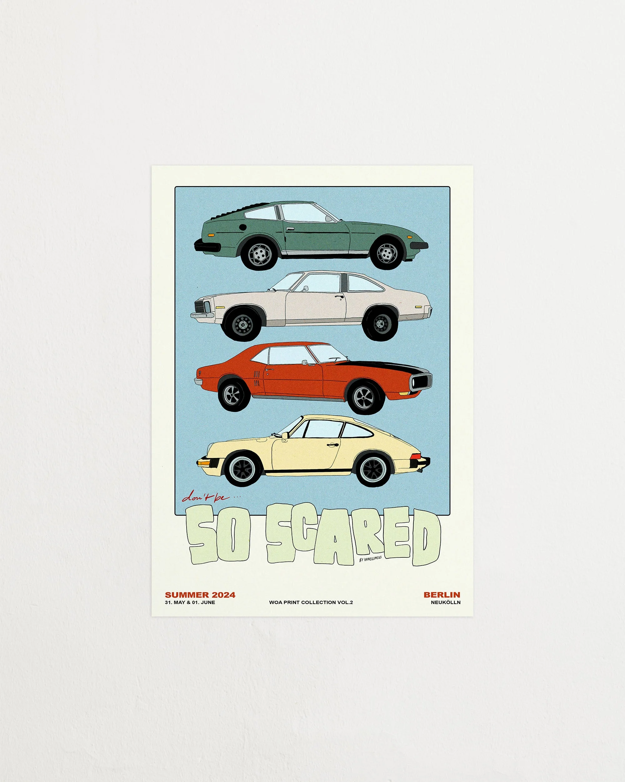 SO SCARED exhibition poster - Image 3